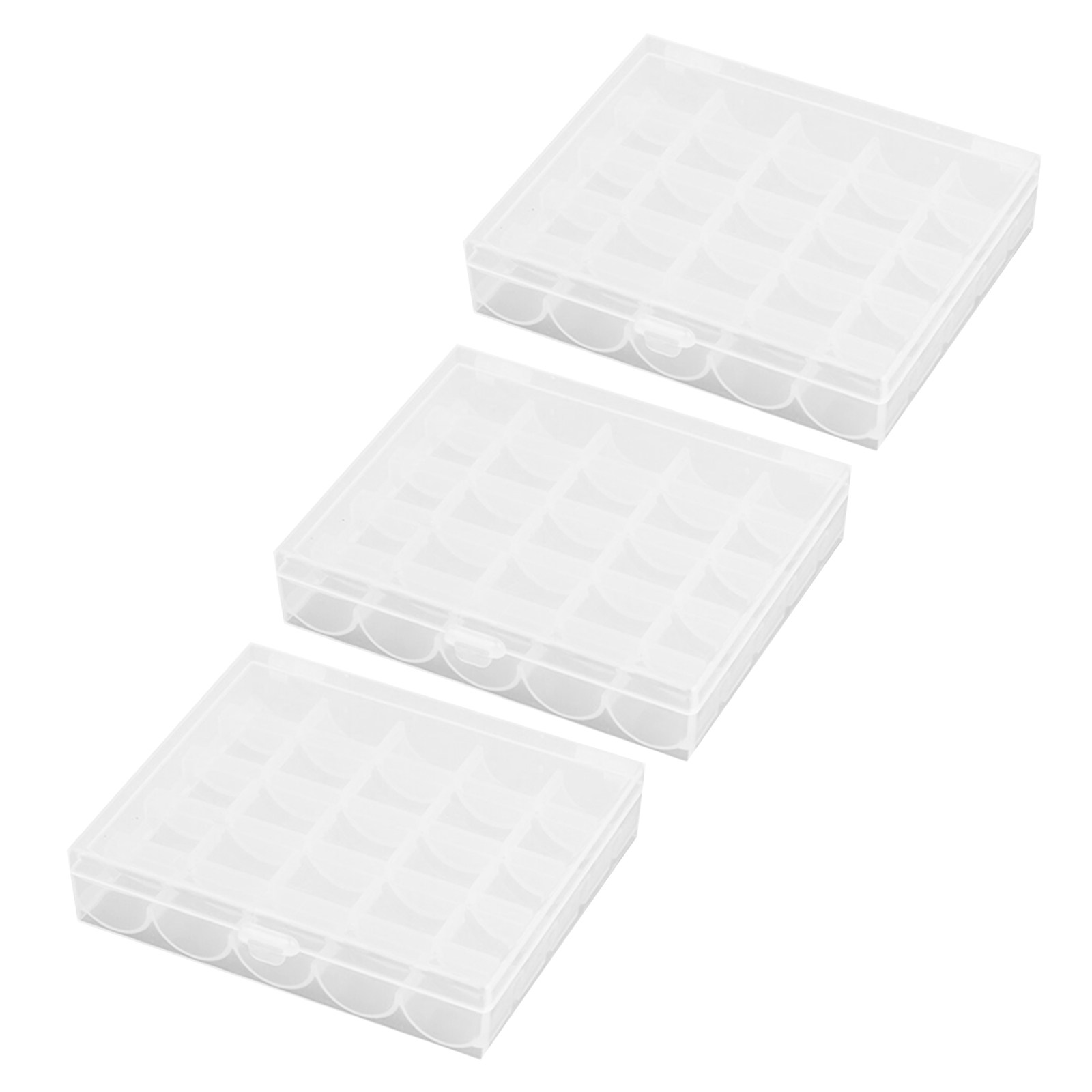 Bobbin Organizer Box - 3Pcs Bobbins Case Storage Box 25