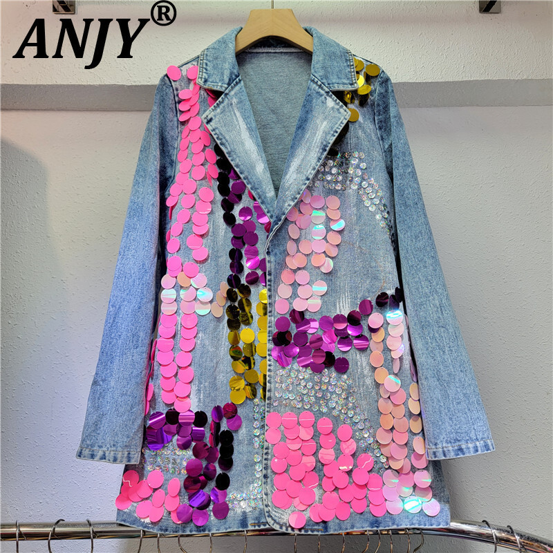 Sewing Jackets - ANJY Autumn New Women Ins Trendy