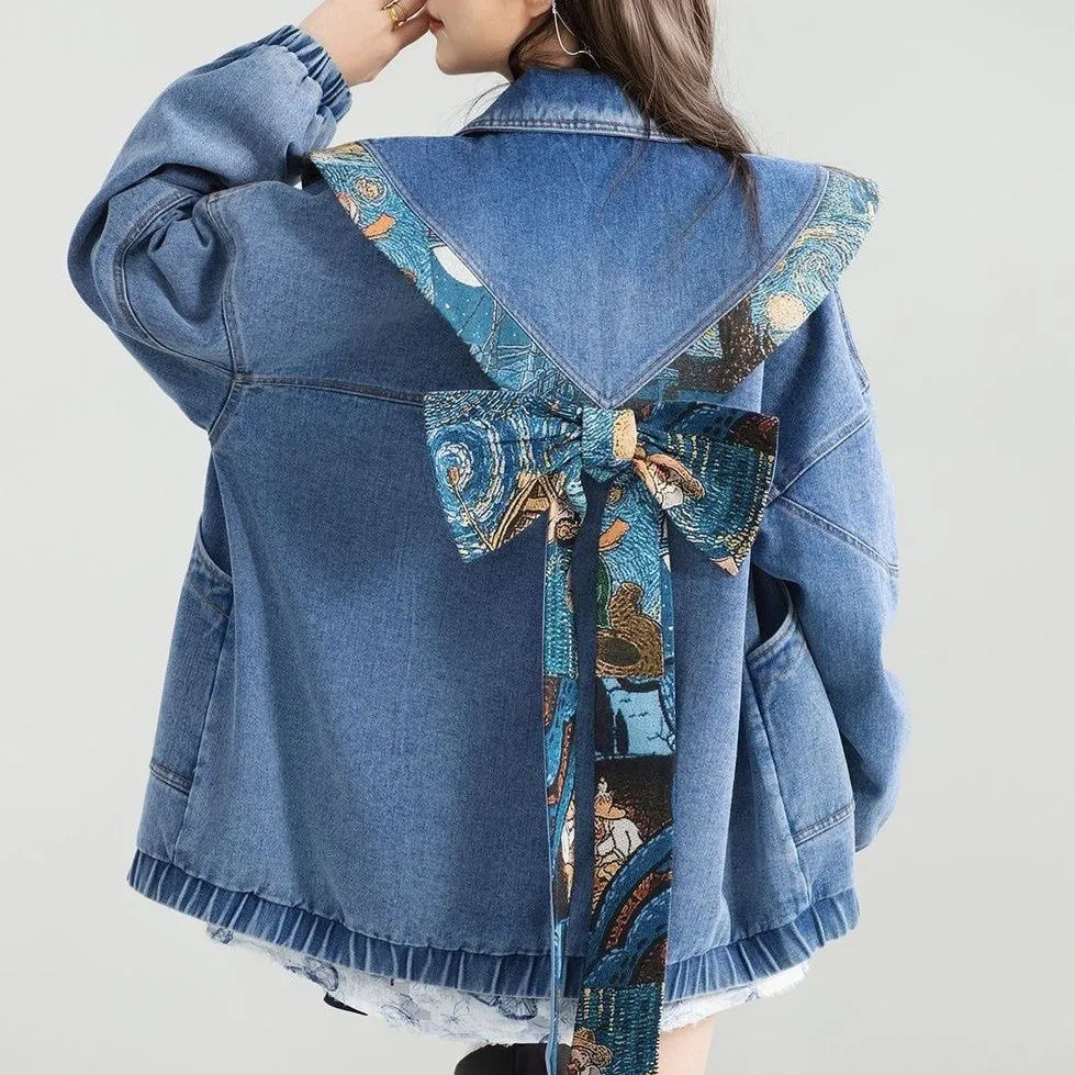 Sewing Jackets - Vintage Denim Jacket Outwear Women's 2025