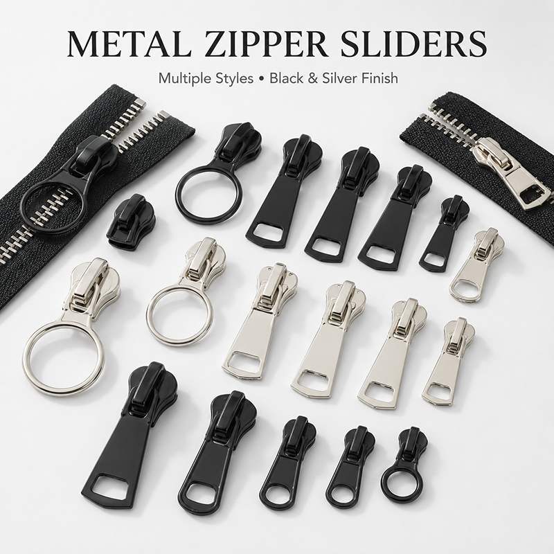 Textile And Sewing Supply - 20/30/50Pcs 3#5#8#10#15# Resin Zipper Slider Puller