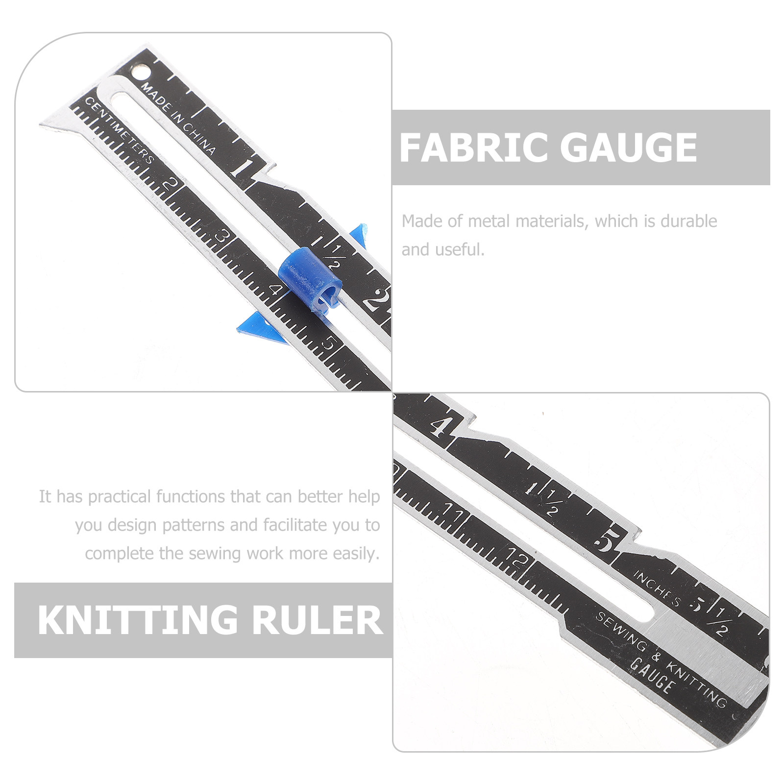 12Pcs Metal Quilting Ruler 6 I - Sewing Gauge Ruler review and price