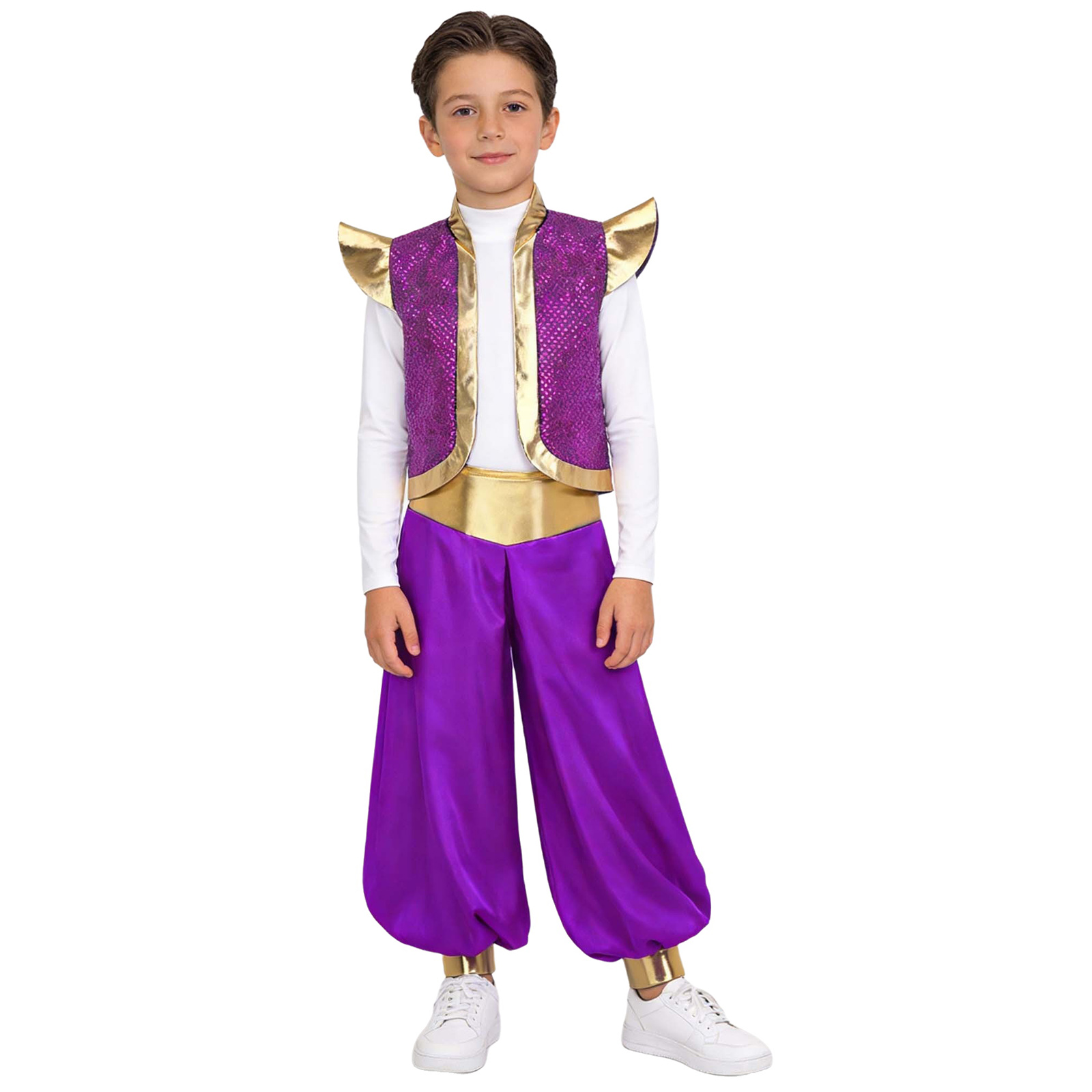 Boys Arabian Cosplay Costumes  - Shoulder Pad Set In review and price