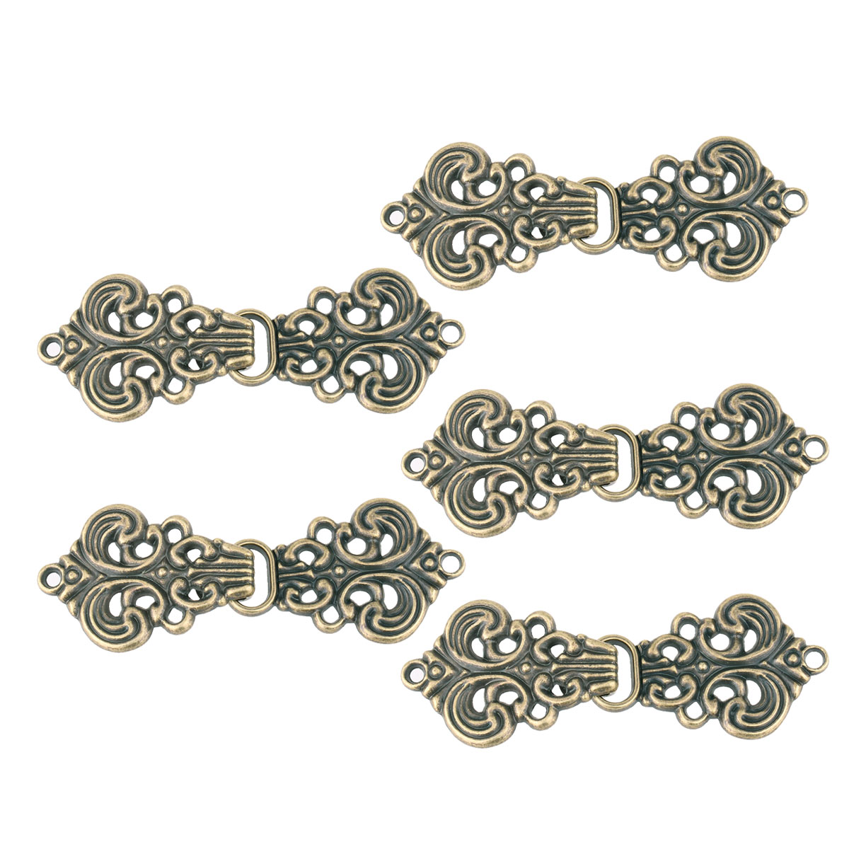 5 Pairs Cape Cloak Buckles Swi - Hook Eye Fastener review and price
