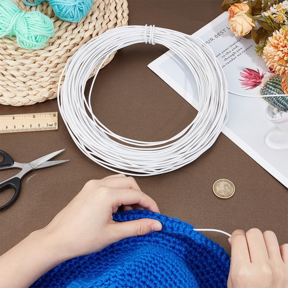 30m White Millinery Wire 2mm D - Sewing Art review and price
