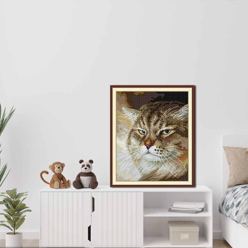 An Angry Cat HD Pattern Embroi - Textile Sewing Patterns review and price