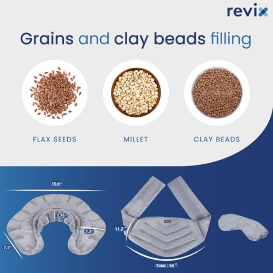 Microwave Heating Pad for Neck - Shoulder Pad Set In review and price
