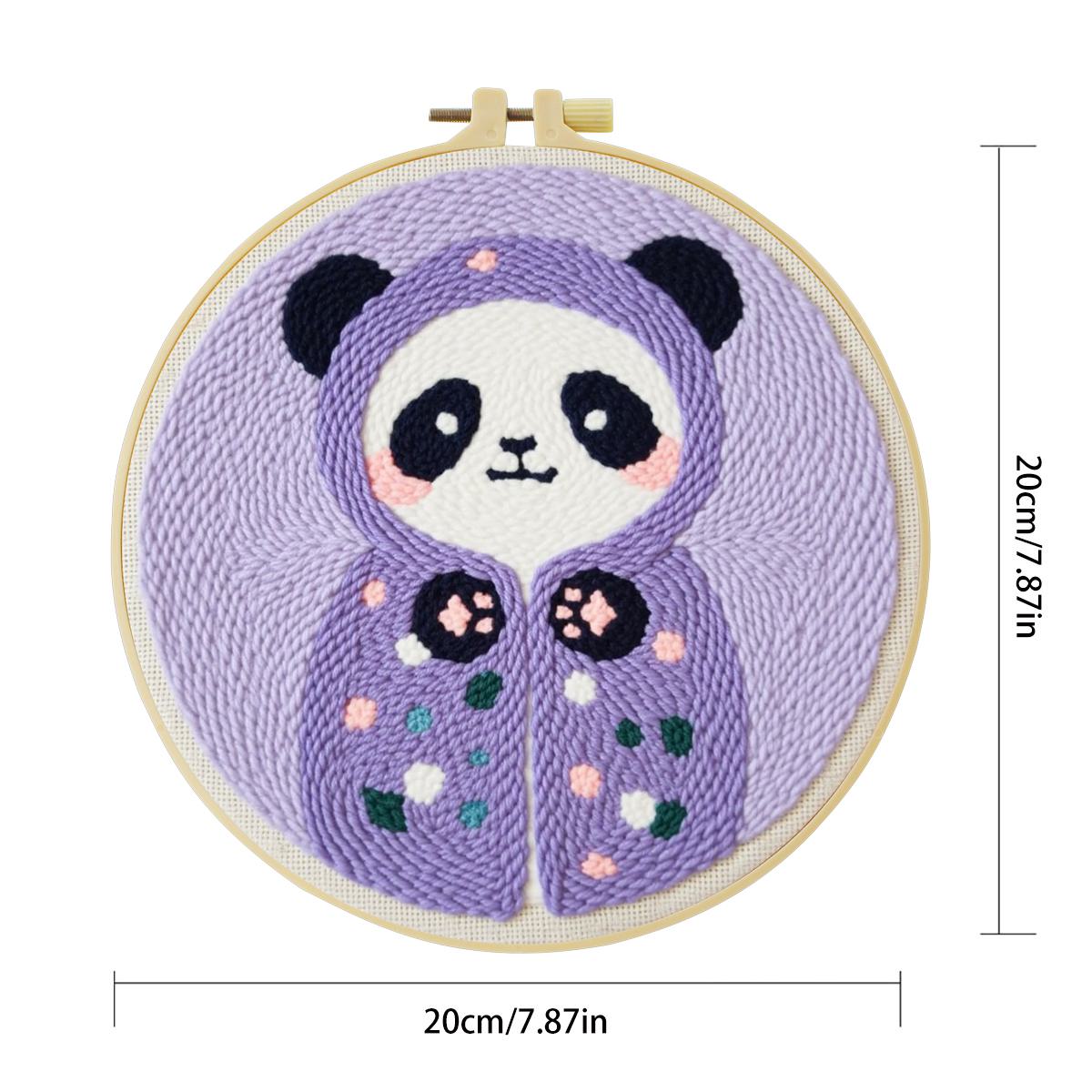 20X20CM/7.87inch Animal - Bear - Sewing Textile Art review and price