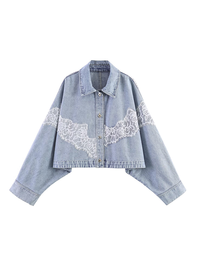 Fashion Loose Denim Coat For W - Sewing Jackets review and price