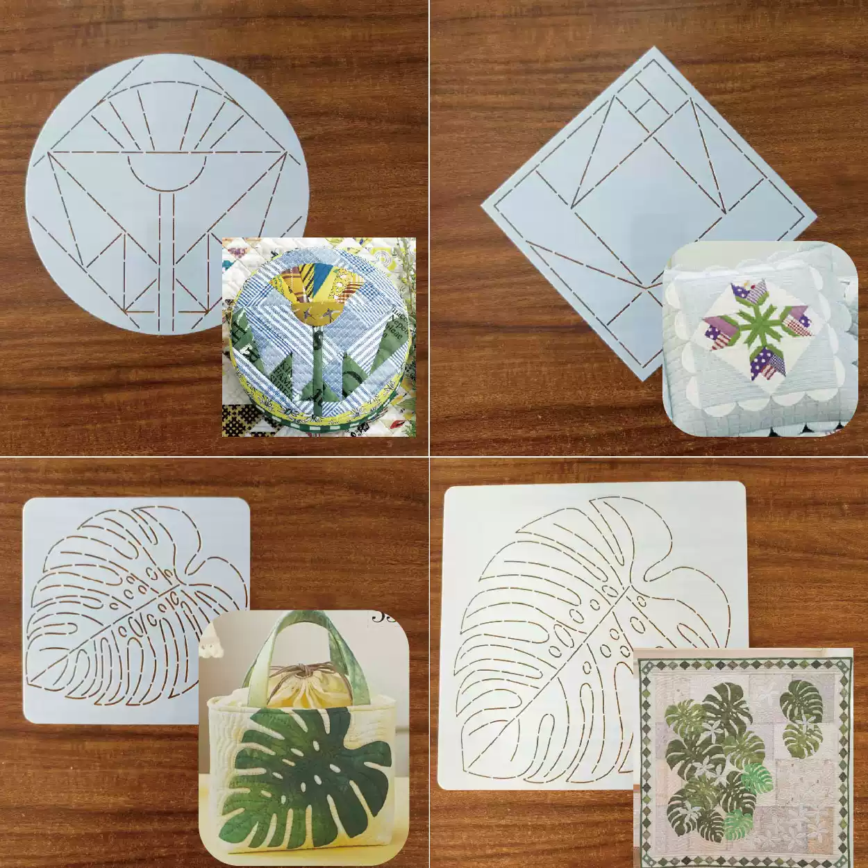 leaf flower Sashiko Embroidery - Sewing Textile Art review and price