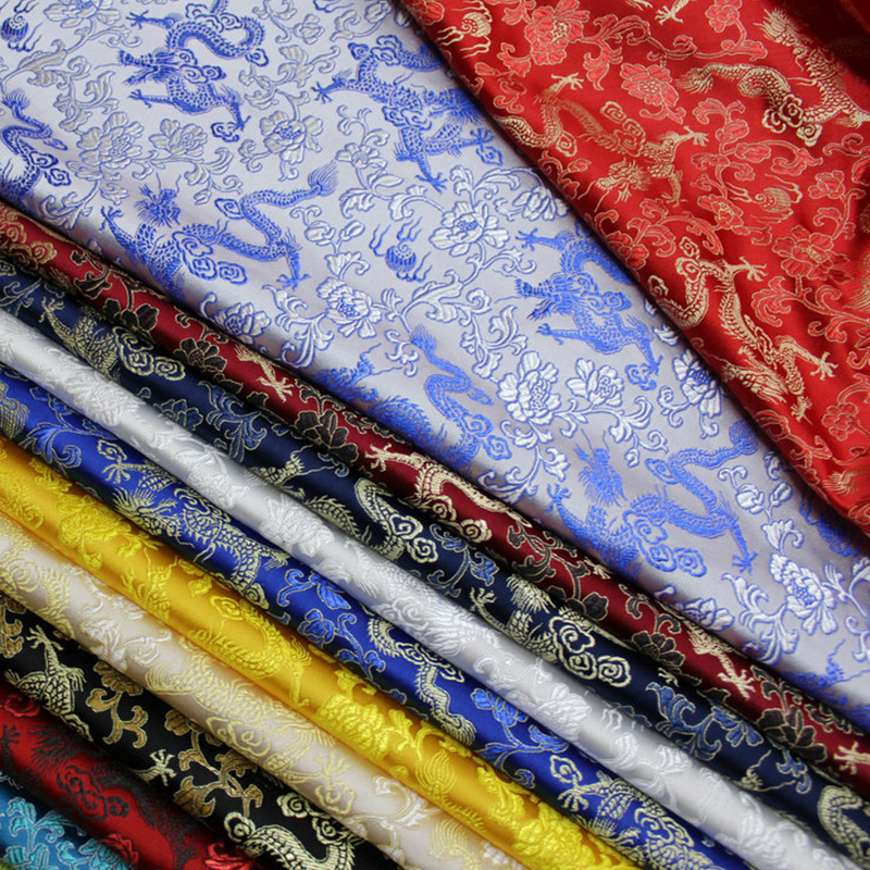 Satin Silk Fabric Brocade Jacq - Textile Sewing Patterns review and price
