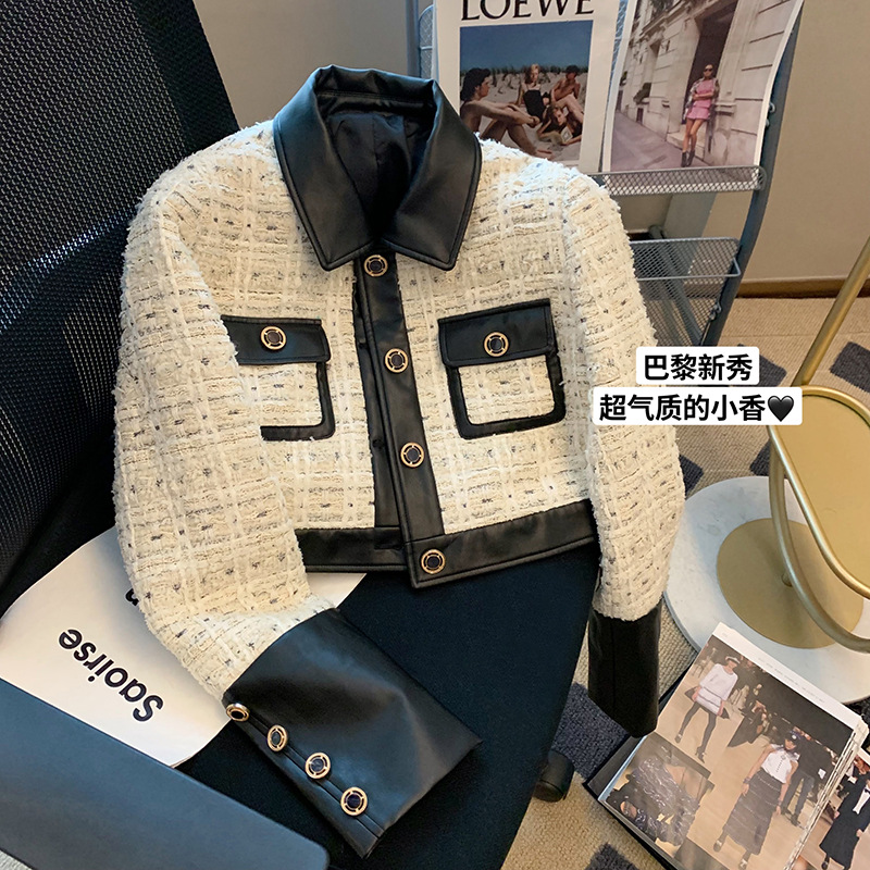 Contrast Stitching Tweed Fragr - Sewing Jackets review and price