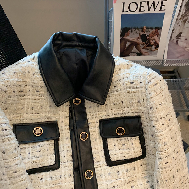 Contrast Stitching Tweed Fragr - Sewing Jackets review and price