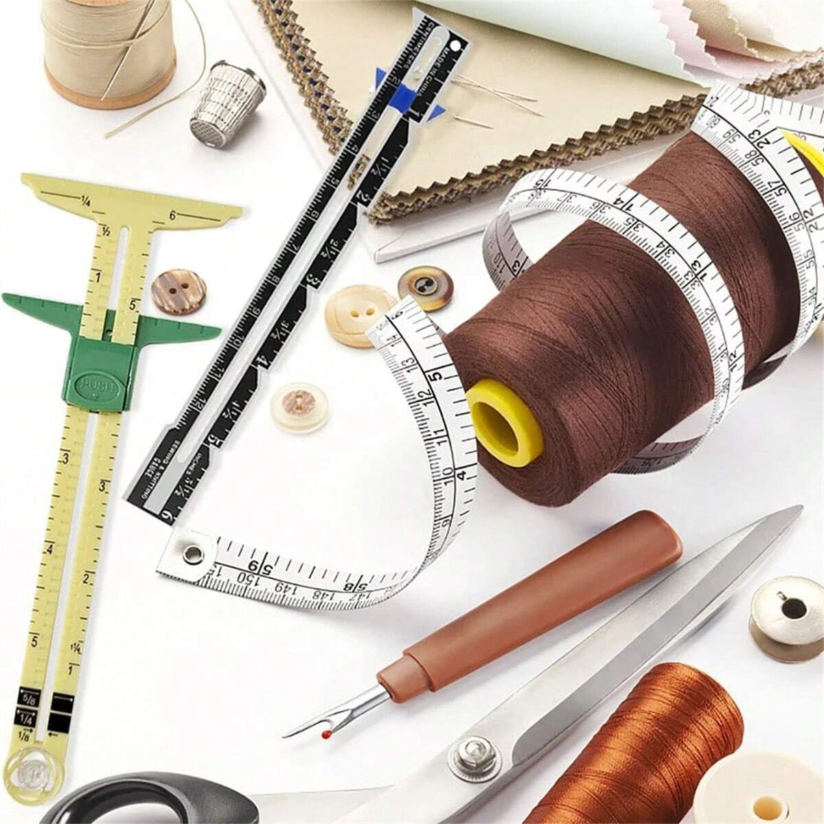 1pc Inch Ruler Scale 5-IN-1 Se - Sewing Gauge Ruler review and price