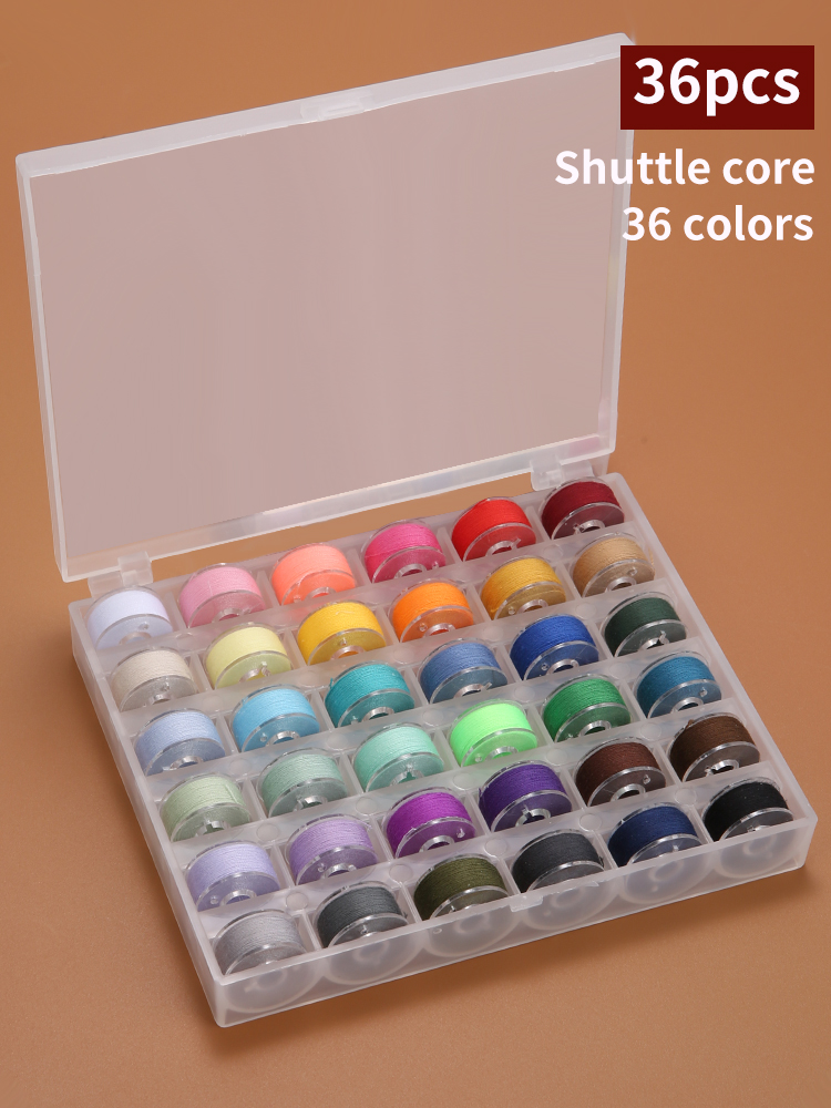25/36 Colors Set Bobbin Thread - Bobbin Organizer Box review and price