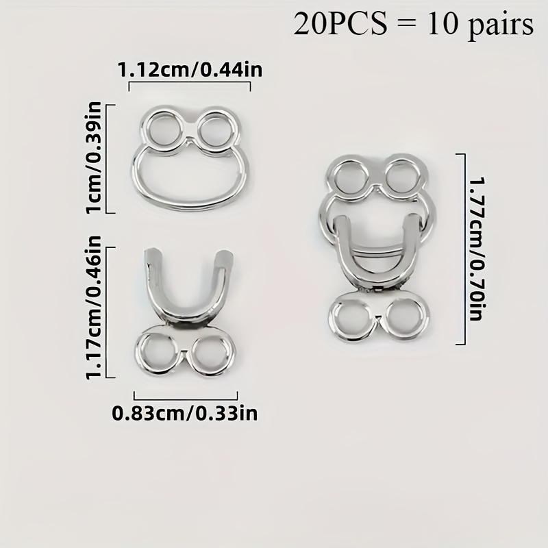 50sets Metal Alloy Invisible C - Hook Eye Fastener review and price