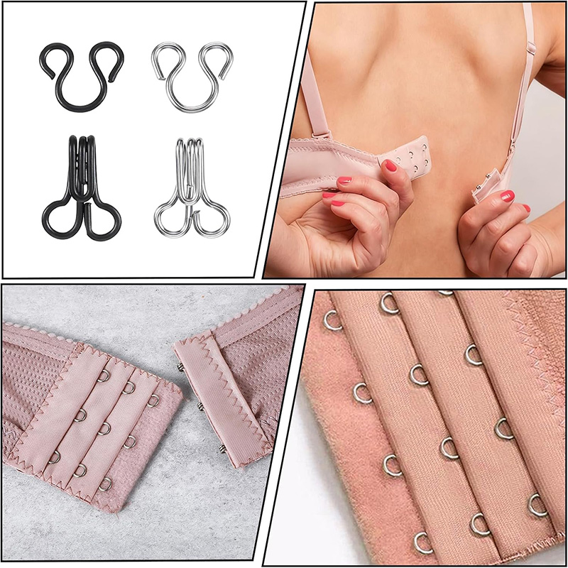 100 Pcs Sewing Hooks and Eyes  - Hook Eye Fastener review and price
