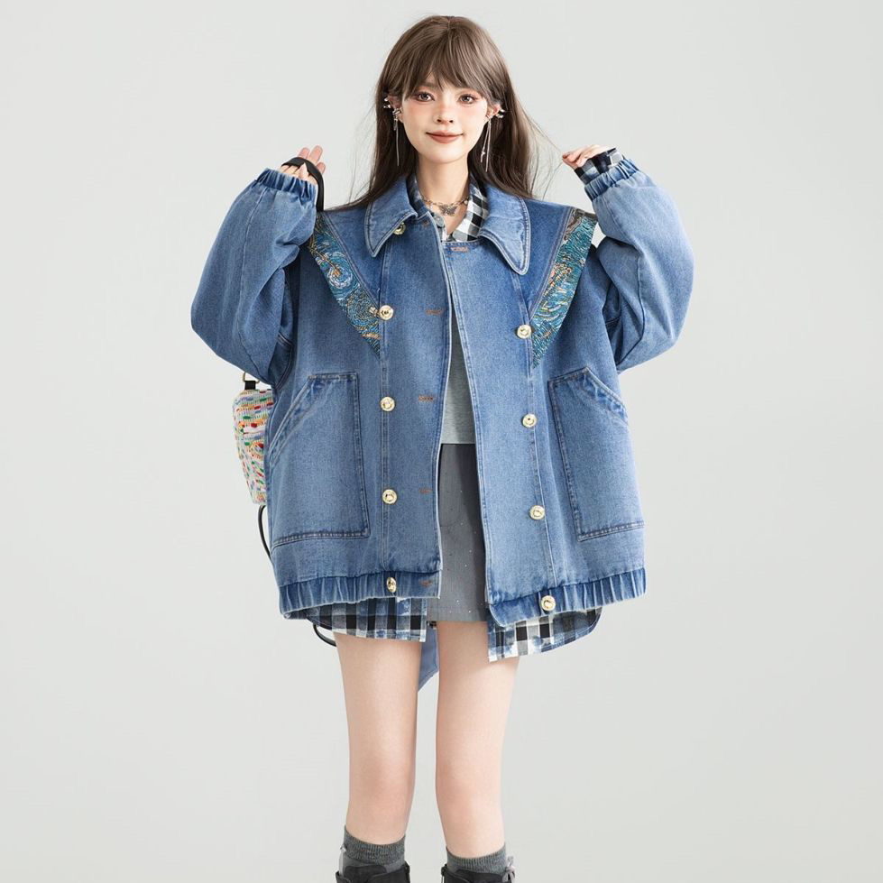 Vintage Denim Jacket Outwear W - Sewing Jackets review and price