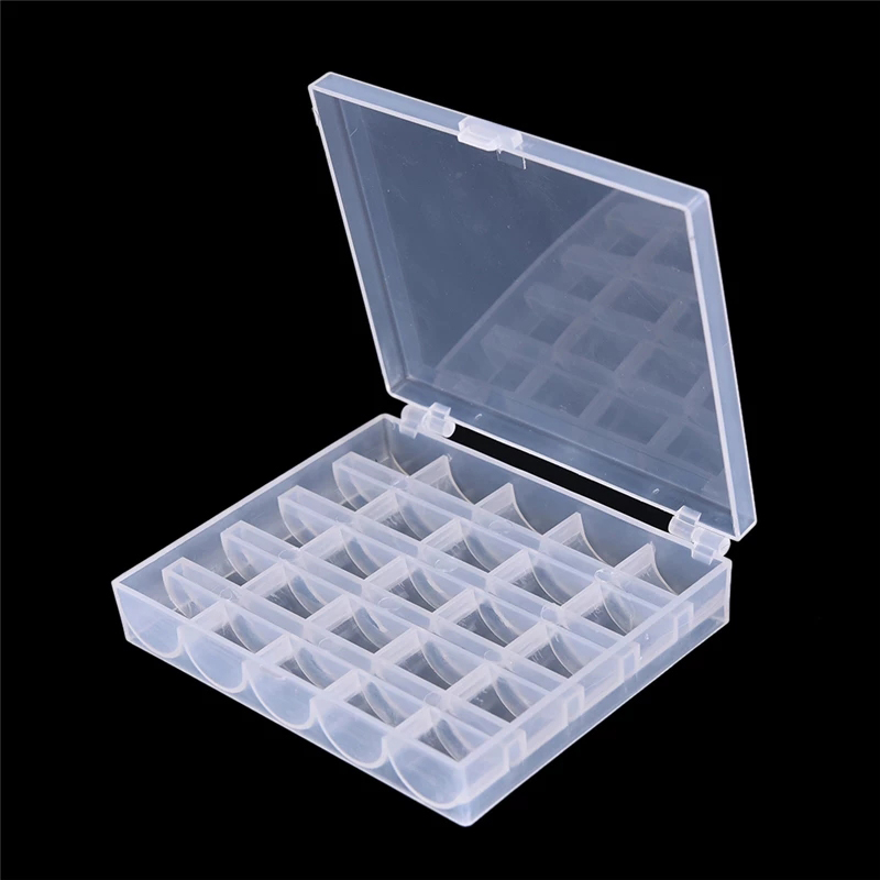 25 Spools Empty Bobbins Sewing - Bobbin Organizer Box review and price