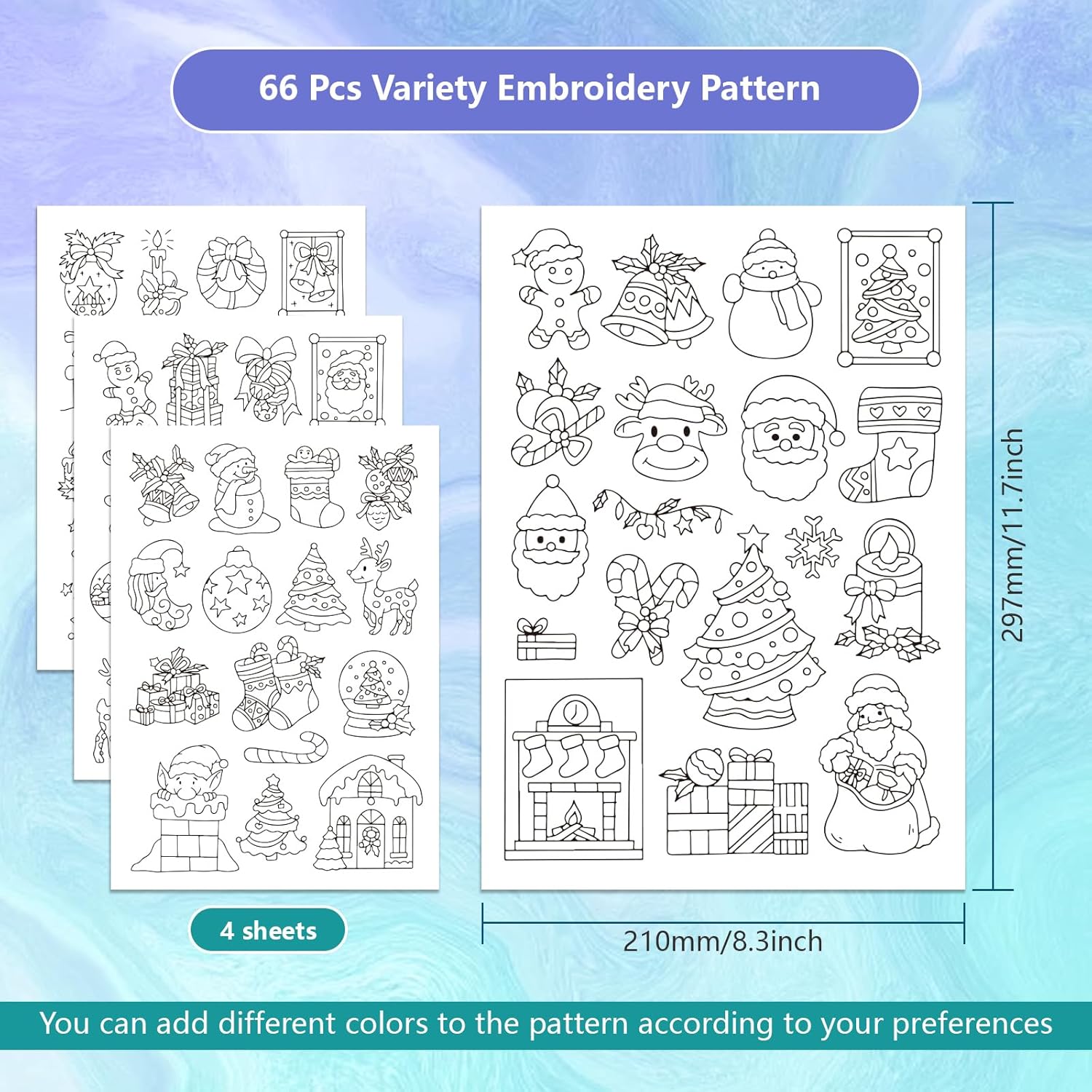 Christmas Handmade Embroidery  - Textile Sewing Patterns review and price