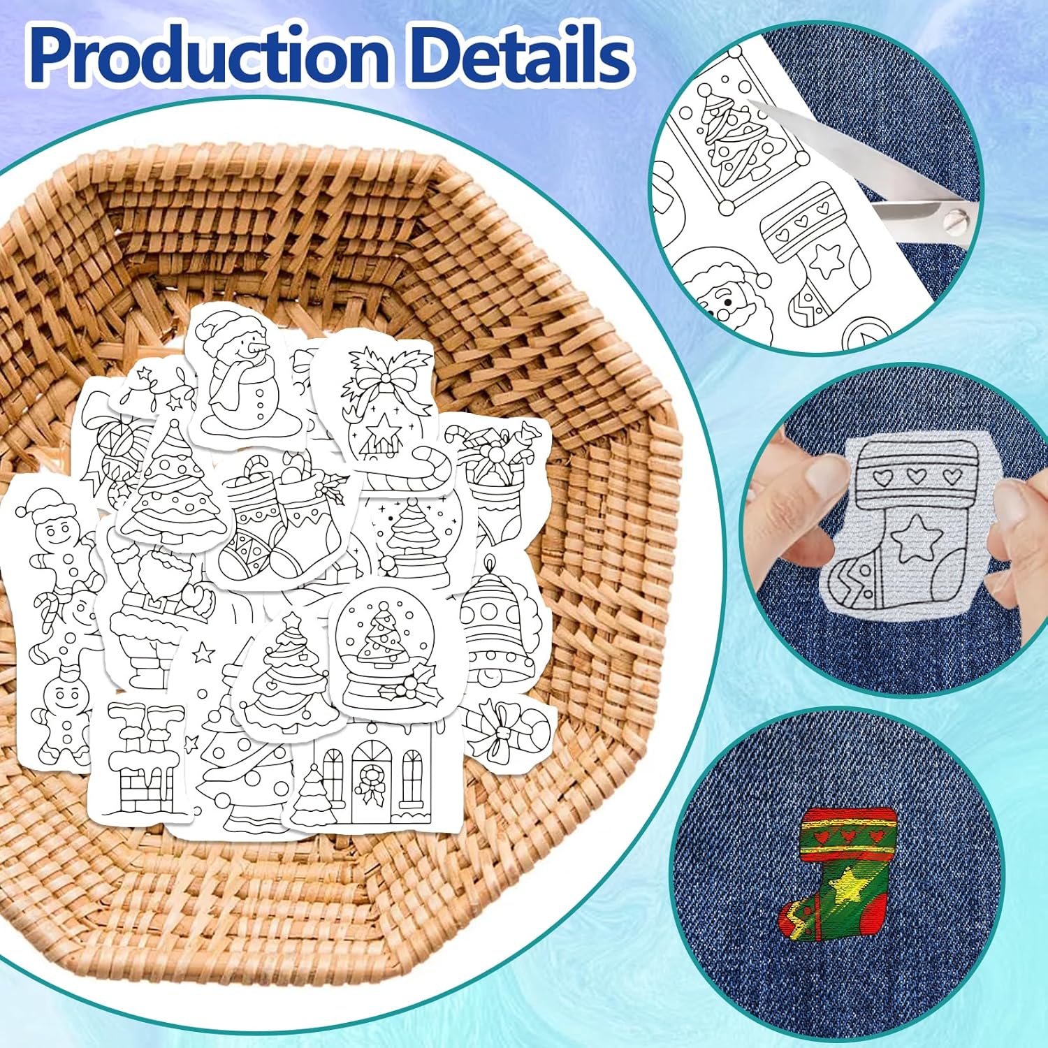 Christmas Handmade Embroidery  - Textile Sewing Patterns review and price