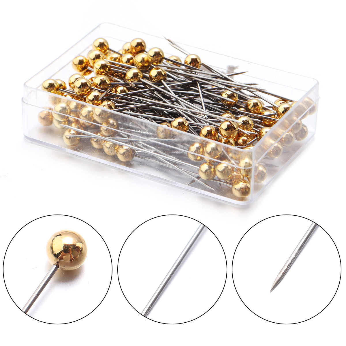 100Pcs Color Ball Head Pins St - Sewing Art review and price