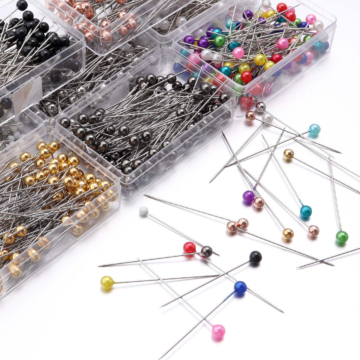 100Pcs Color Ball Head Pins St - Sewing Art review and price