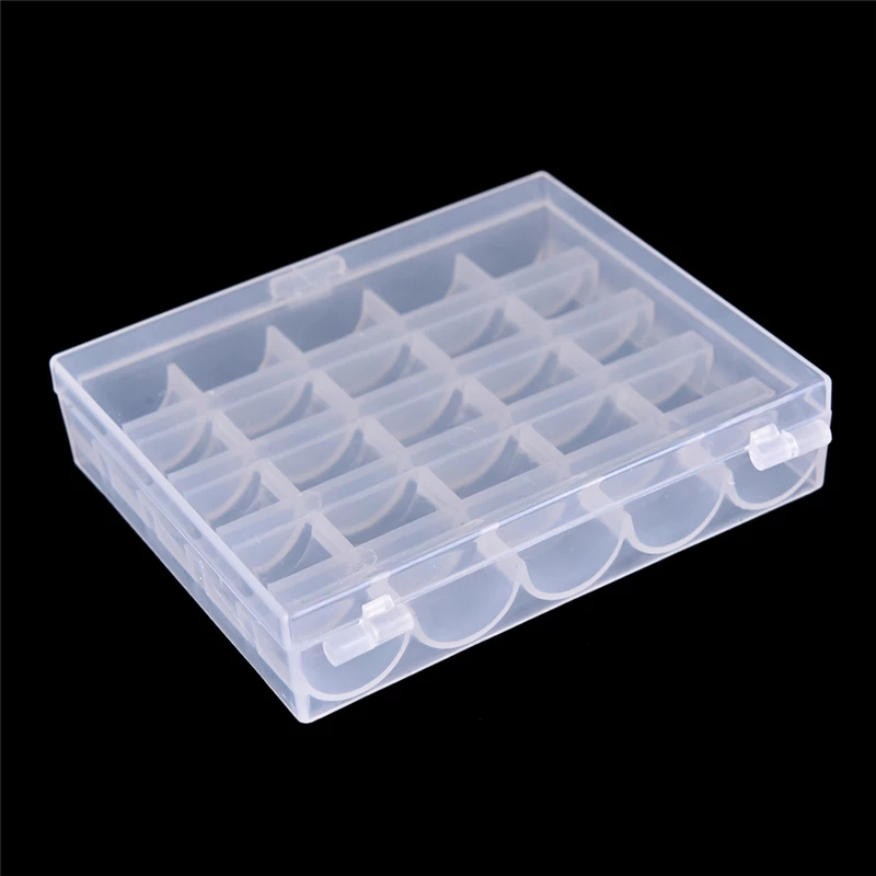 25 Spools Empty Bobbins Sewing - Bobbin Organizer Box review and price