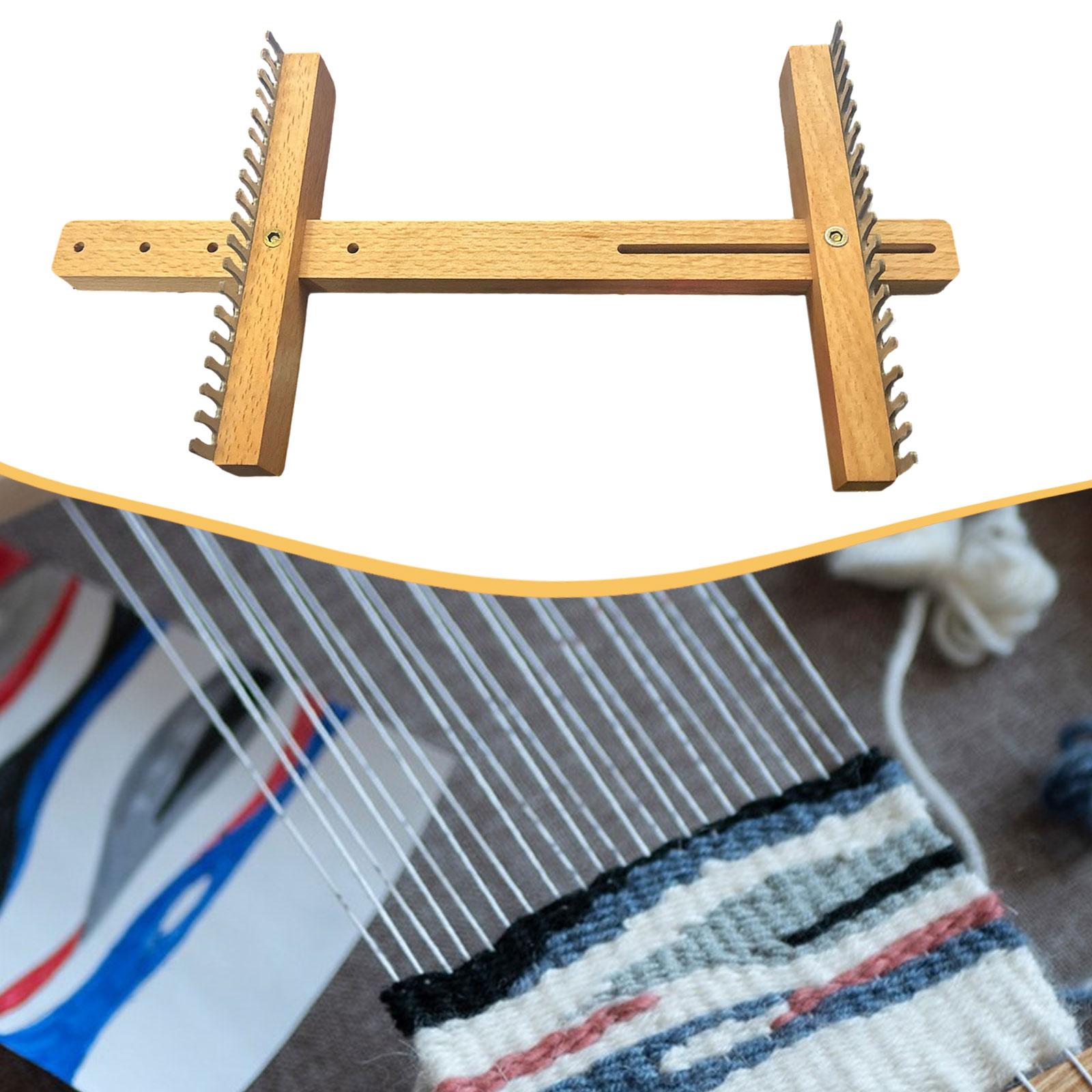 Adjustable Wooden Loom Weaving - Sewing Textiles review and price