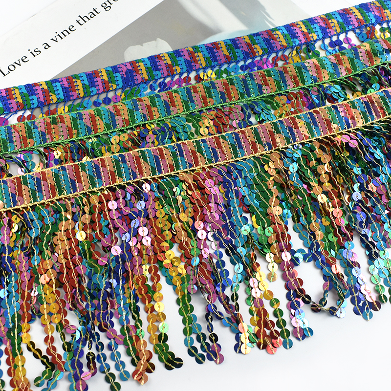 5/10Yards Sequin Fringe Tassel - Textile And Sewing Supply review and price