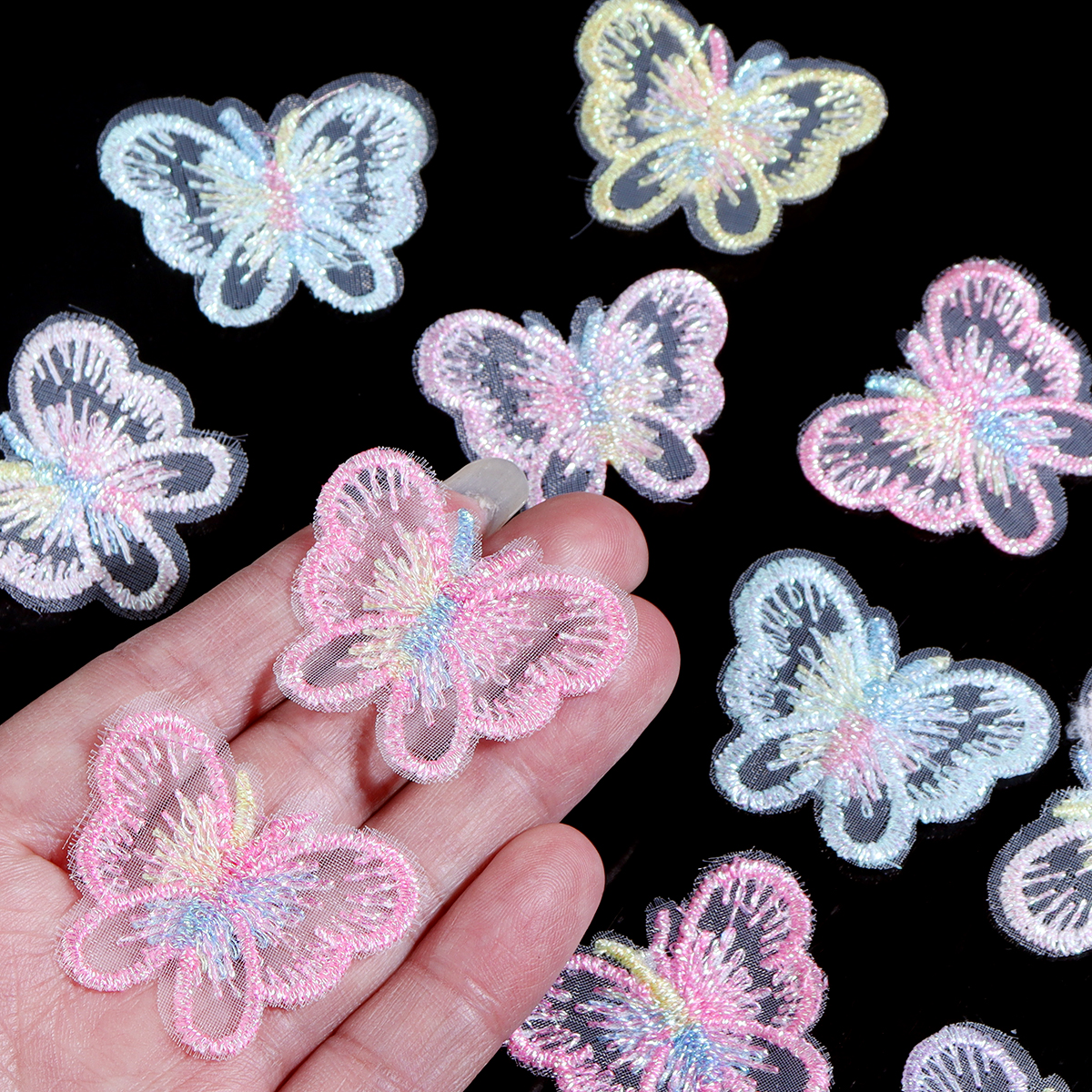 20Pcs 3X4CM Butterfly Cloth Pa - Sewing Art review and price