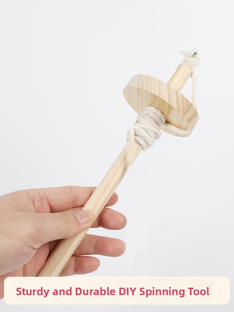 Wooden Spinning Mallet DIY Yar - Sewing Textiles review and price