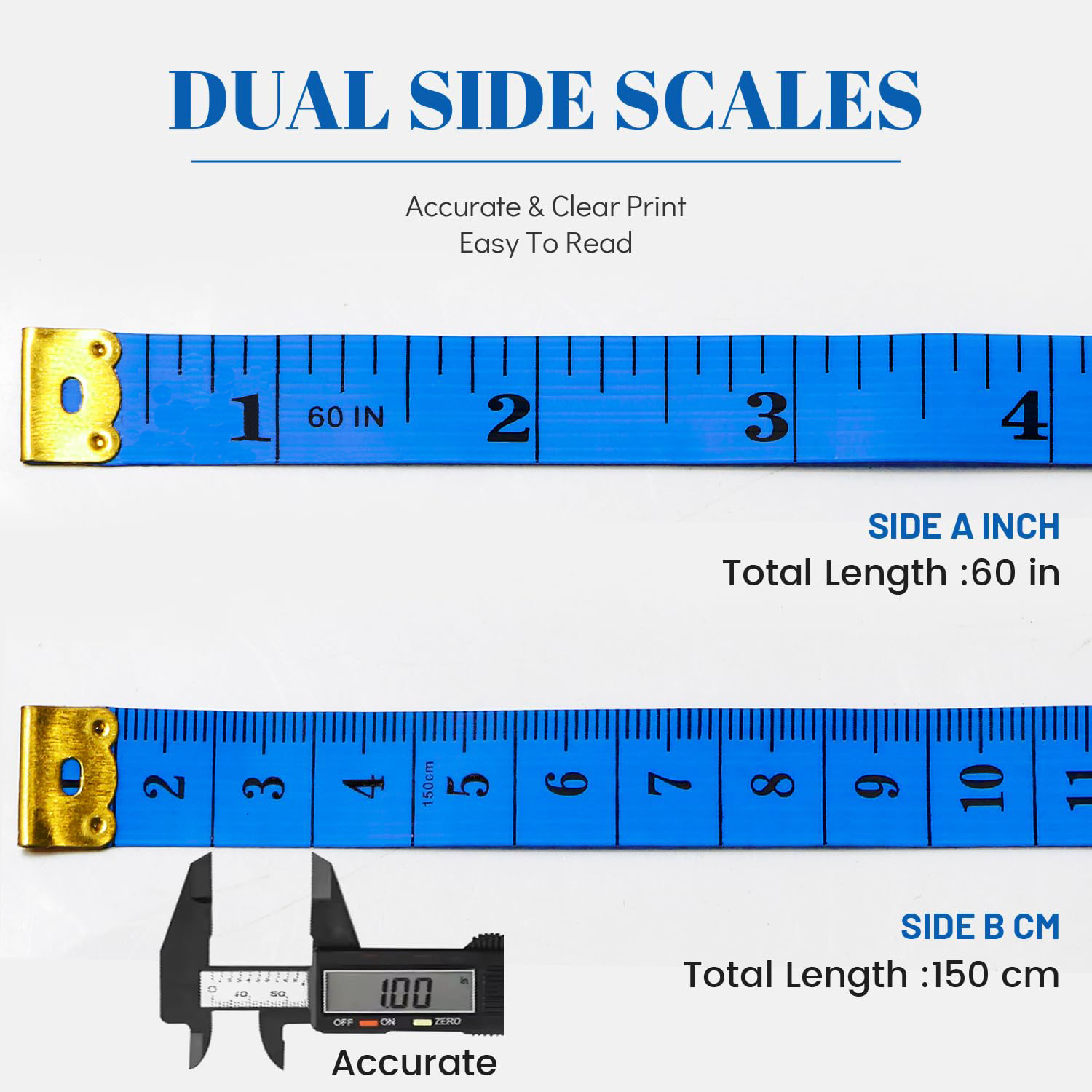 2/3/4PCS Soft Measuring Double - Sewing Gauge Ruler review and price