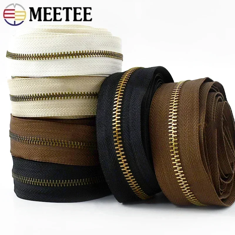 Meetee 2/4Y 3# 5# Metal Zipper - Textile And Sewing Supply review and price