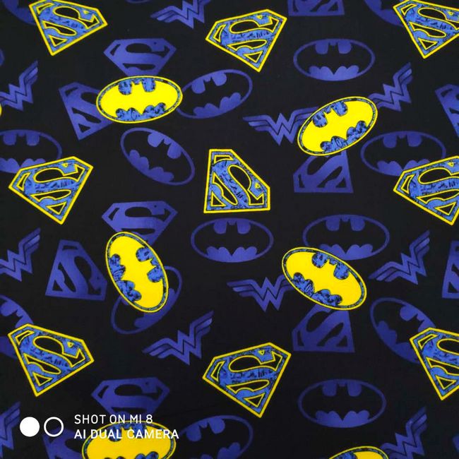 140cm Width Cartoon Batman Log - Sewing Textiles review and price