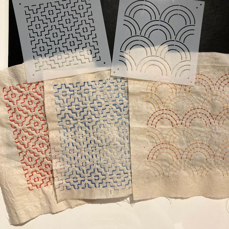 8/9/24/32Pcs Sashiko Embroider - Textile Sewing Patterns review and price