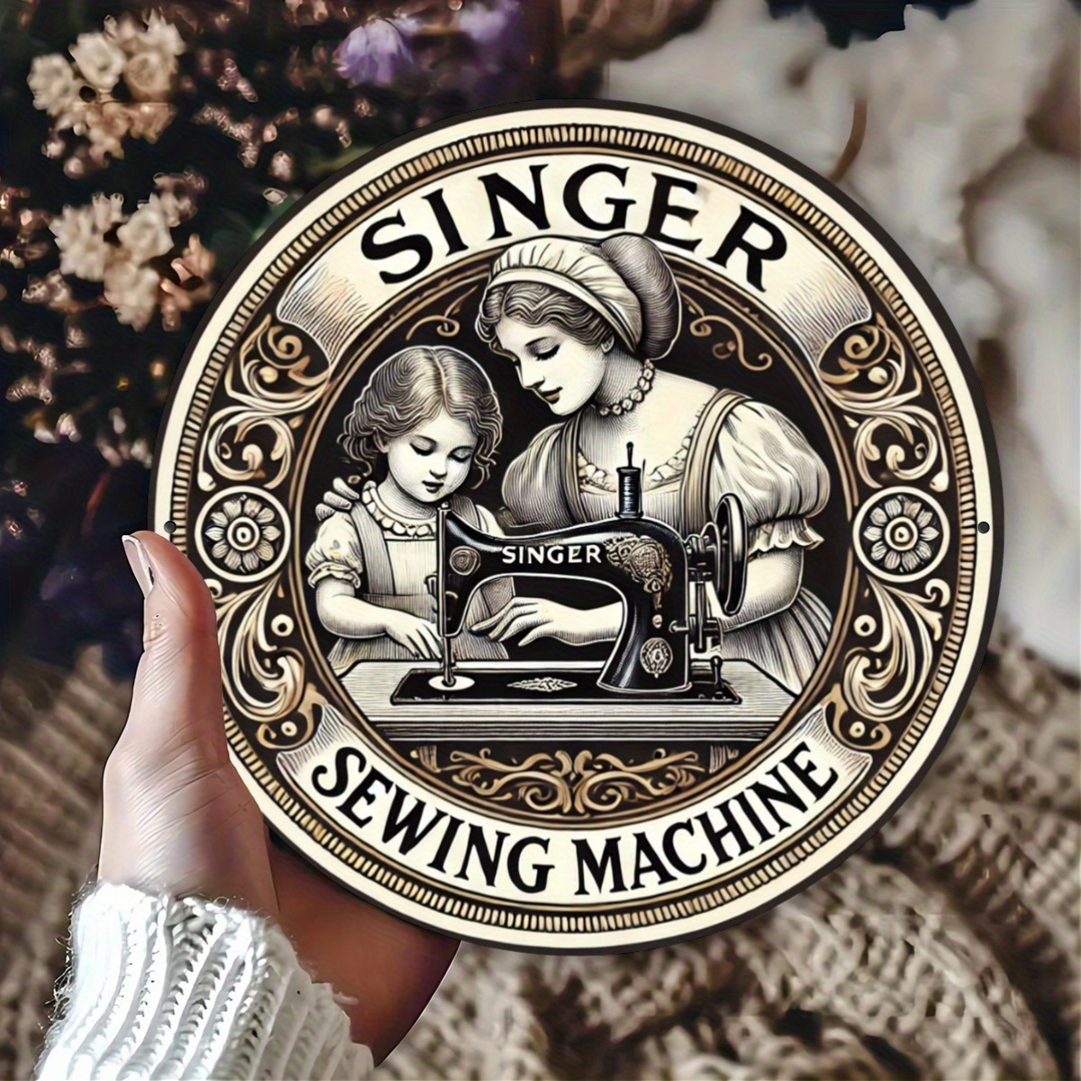 1pc Vintage Singer Sewing Mach - Sewing Art review and price