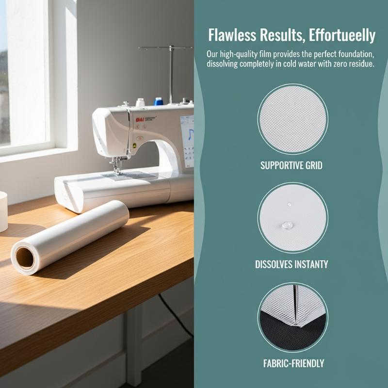 Water Soluble Embroidery Toppi - Sewing Machine In Textile review and price