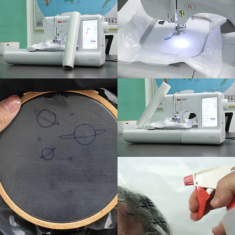 Water Soluble Embroidery Toppi - Sewing Machine In Textile review and price