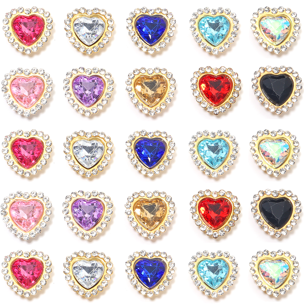 20Pcs Love Heart Acrylic Rhine - Sewing Art review and price