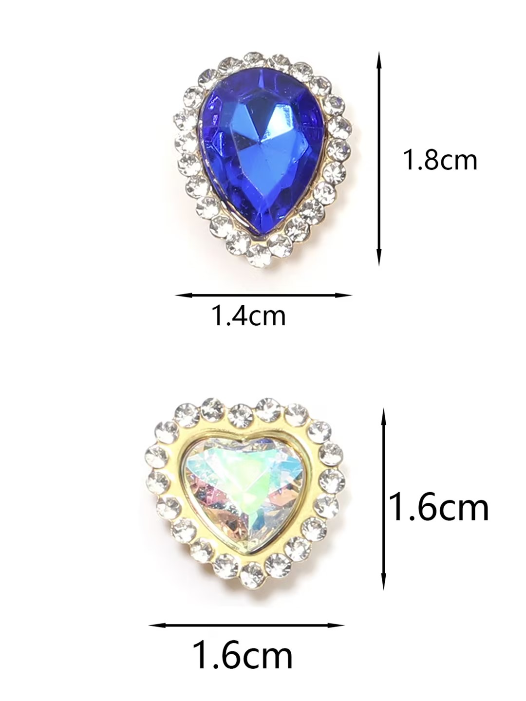 20Pcs Love Heart Acrylic Rhine - Sewing Art review and price